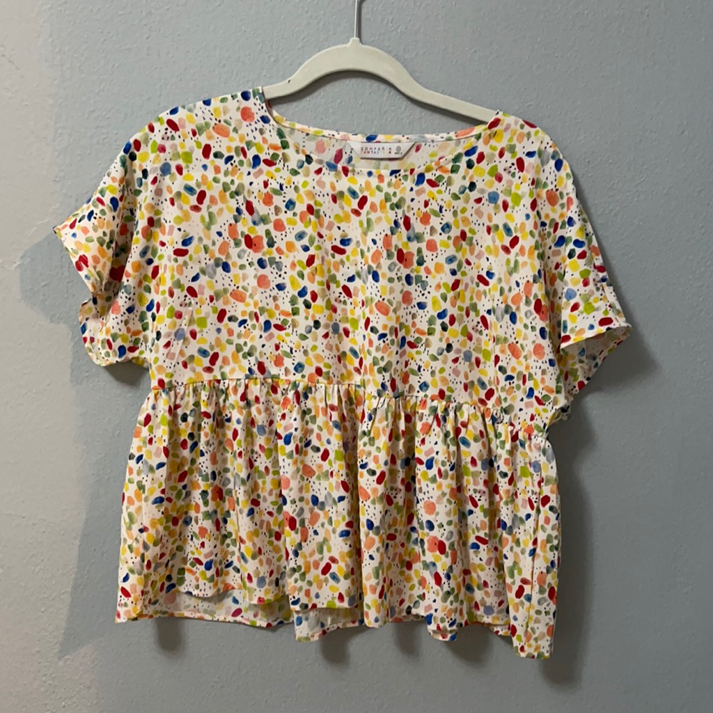 Boutique Watercolor Top